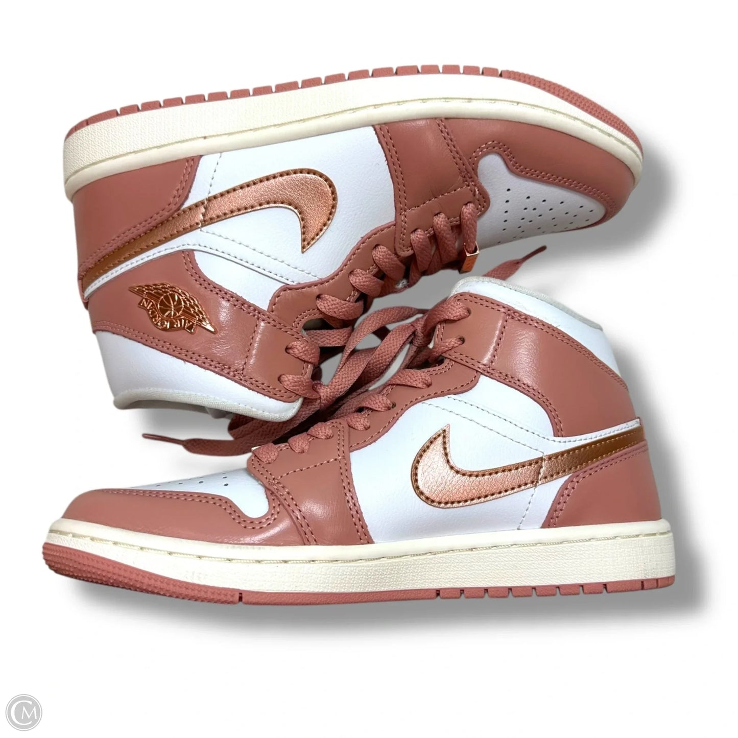 Jordan 1 Mid SE-Shoes Athletic By Nike In Red Stardust, Size: 7.5