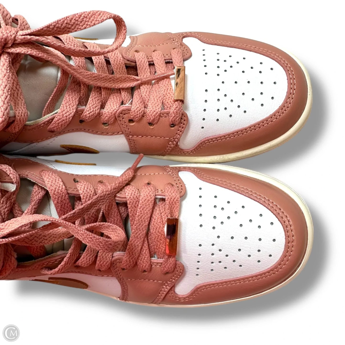 Jordan 1 Mid SE-Shoes Athletic By Nike In Red Stardust, Size: 7.5