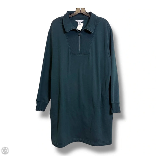 Athletic Jacket By Athleta In Green, Size: 2x