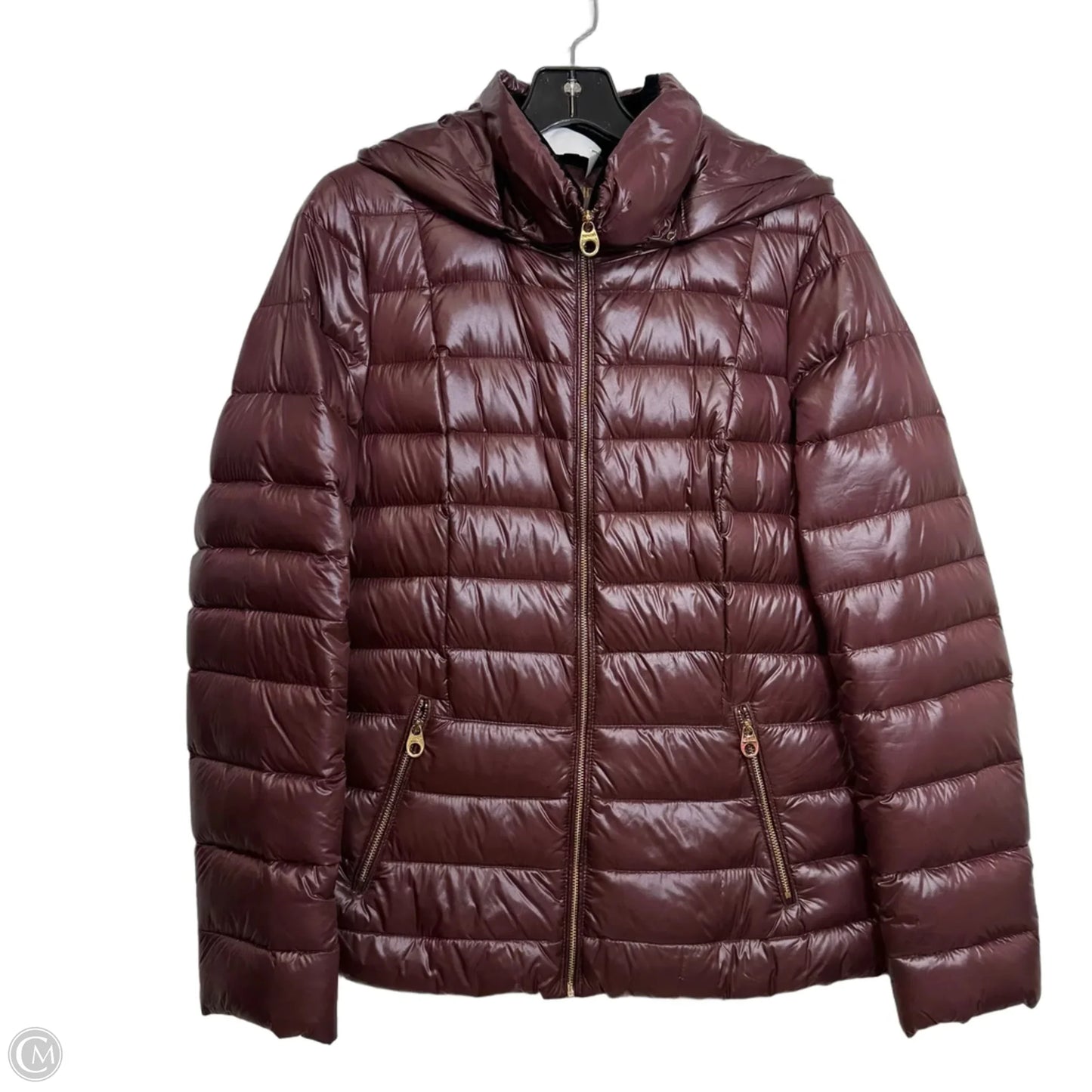 Jacket puffer By Clothes Mentor In Copper, Size: Xs