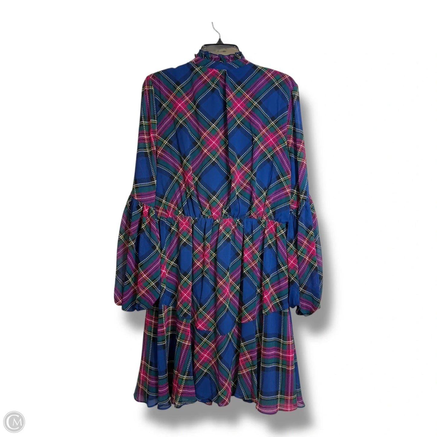 Dress Casual Midi By Cato In Plaid Pattern, Size: Xl