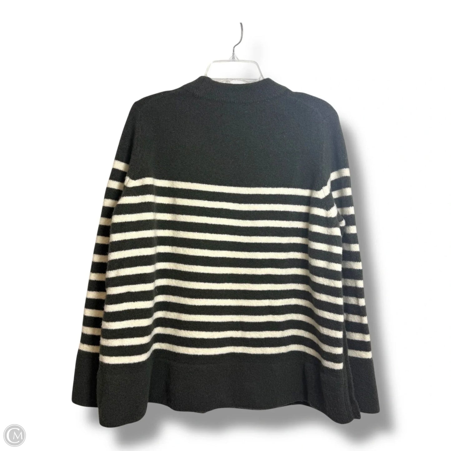 Evergreen and Ivory Stripe Bonnie Sweater By Tuckernuck In Striped Pattern, Size: Xxl