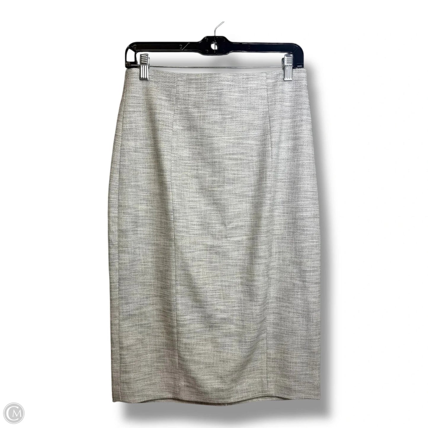 Skirt Midi By Banana Republic In Grey, Size: 8