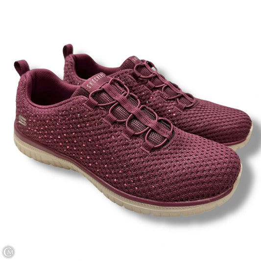 Shoes Sneakers By Skechers In Red, Size: 7.5