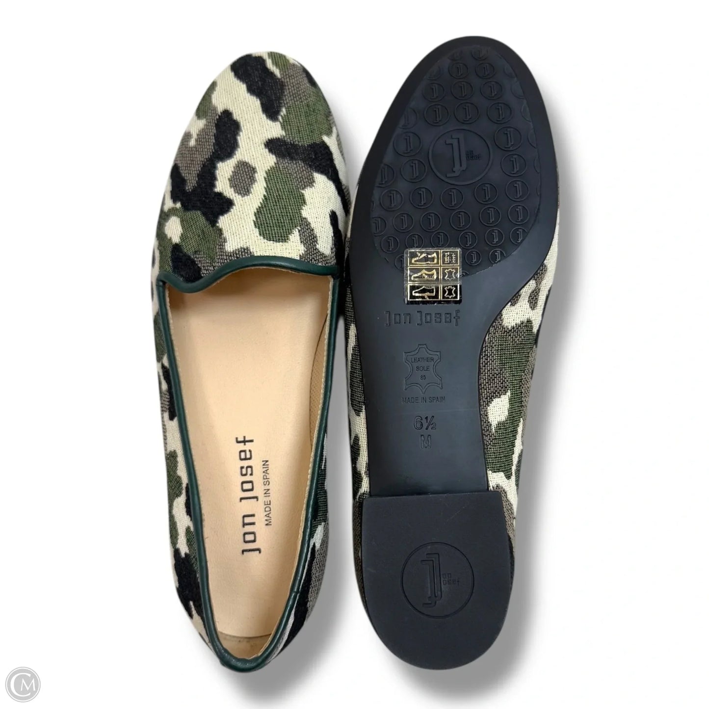 Shoes Flats By Clothes Mentor In Camouflage Print, Size: 6.5