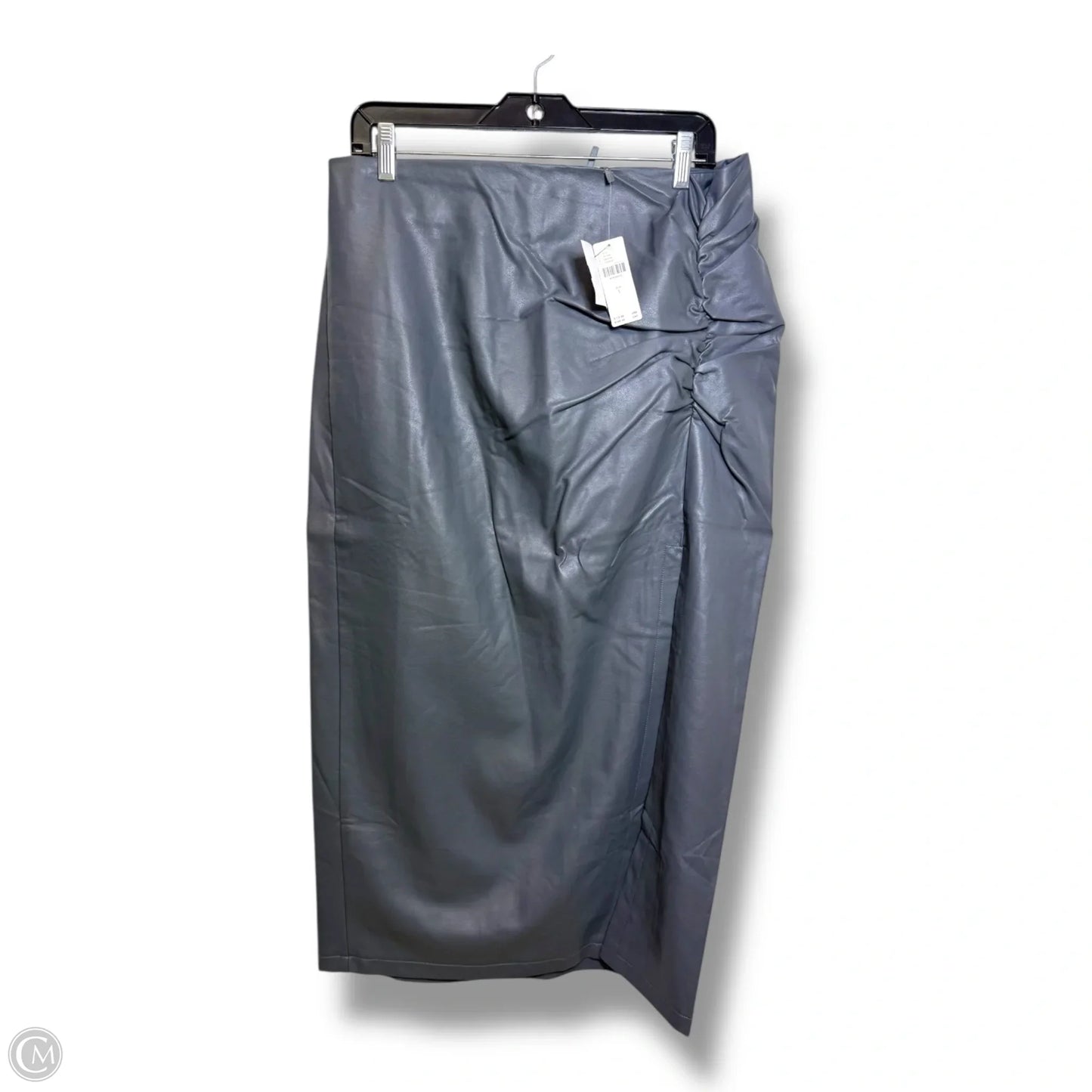 Skirt Midi By Anthropologie In Grey, Size: L