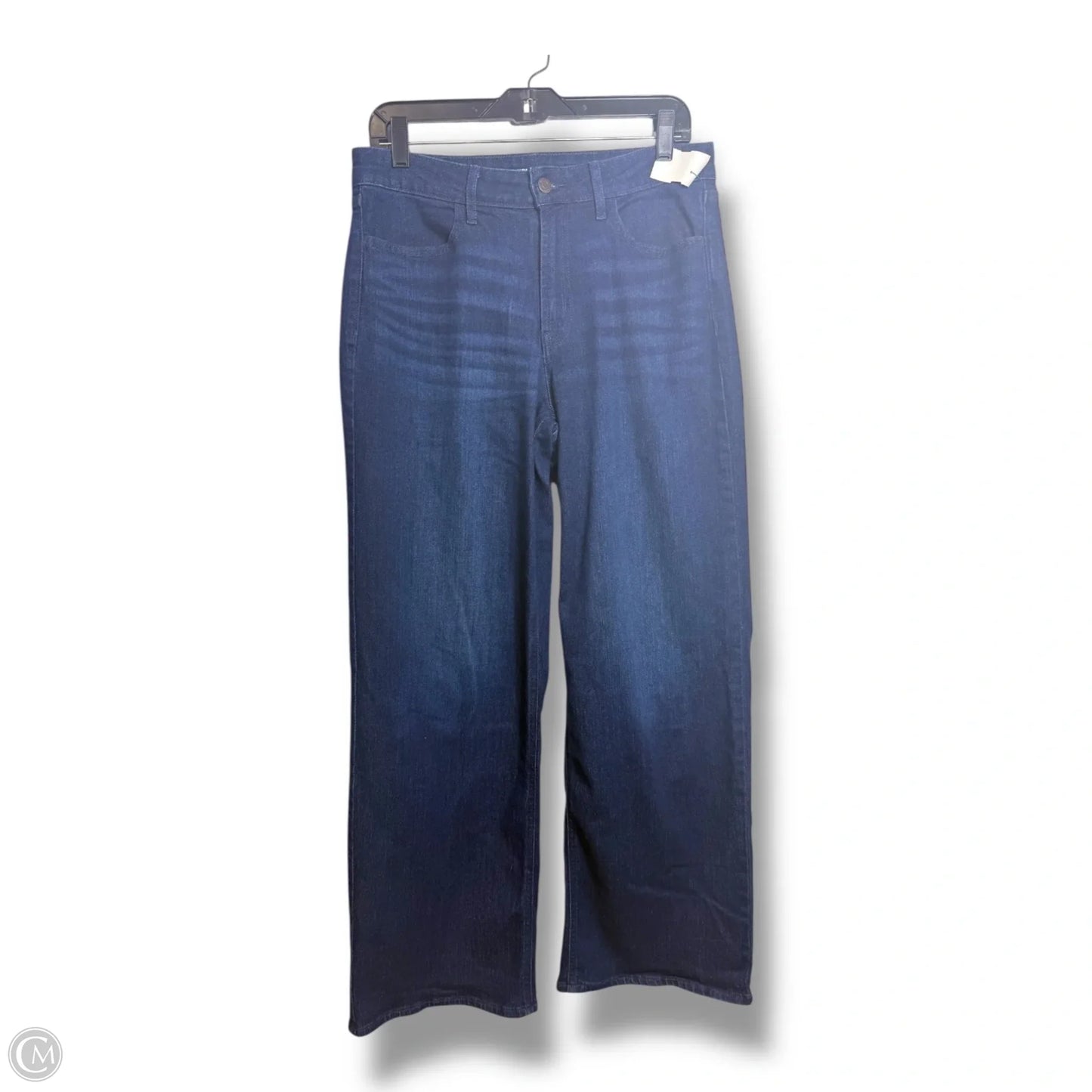 Jeans WOW Wide Leg By Old Navy In Blue Denim, Size: 8