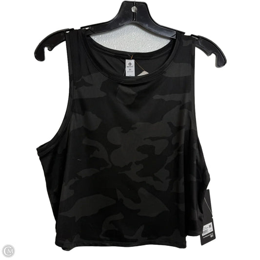 Athletic Top Sleeveless By Reflex In Black, Size: M