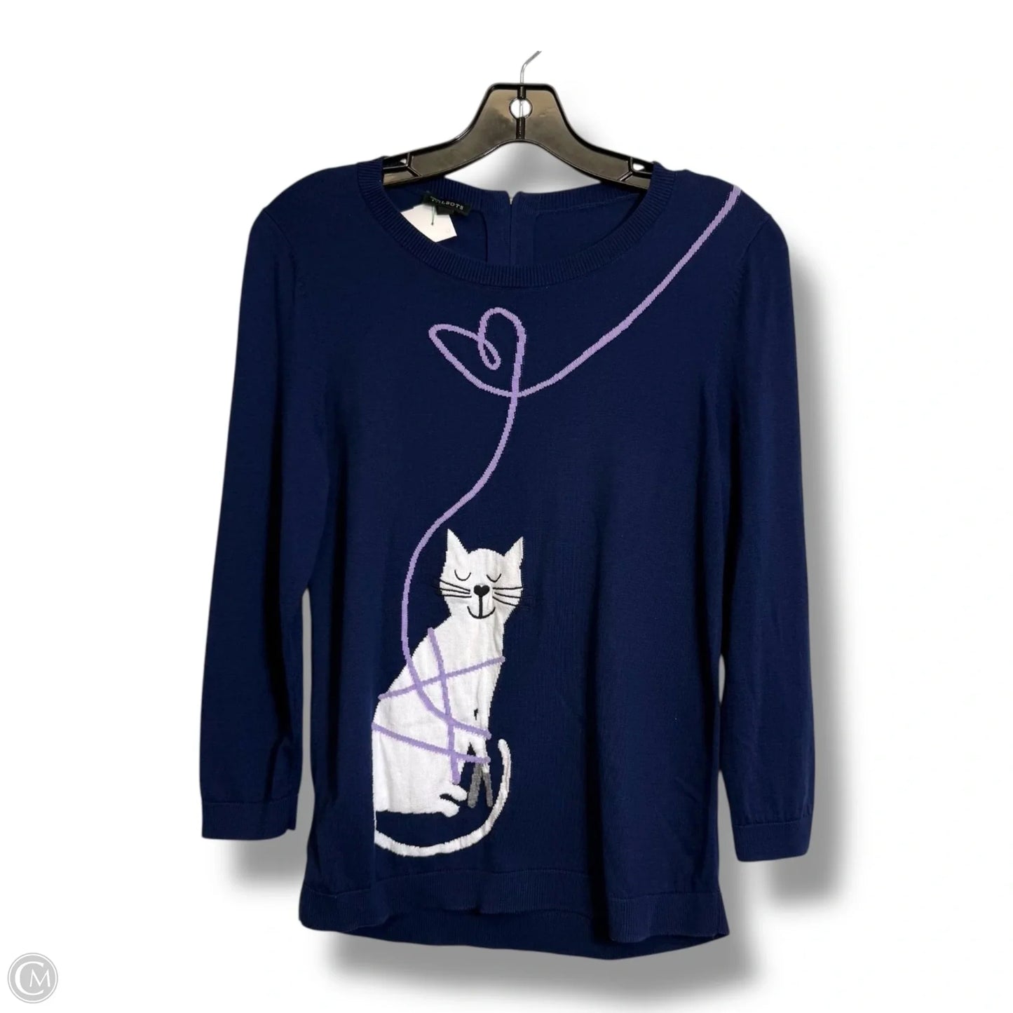 Sweater By Talbots In Navy, Size: S