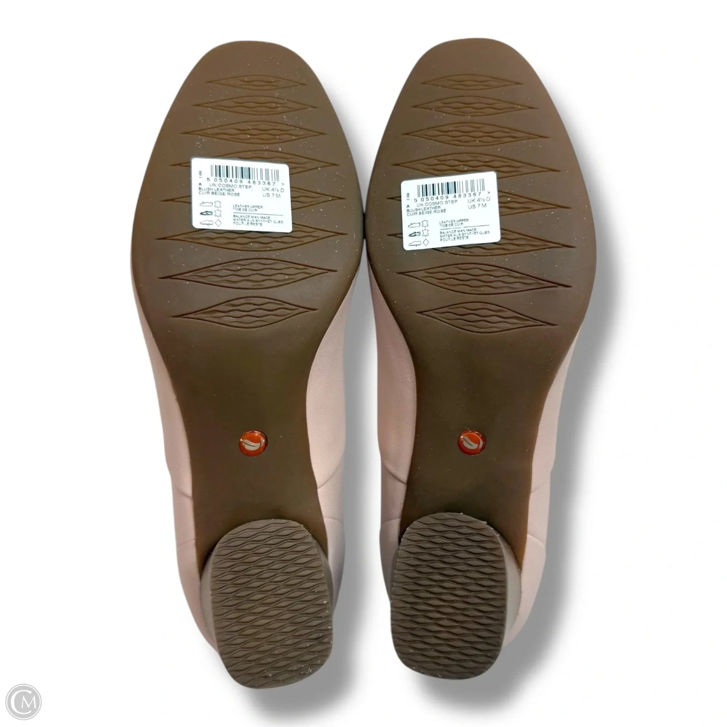 Shoes Heels Block By Clarks In Pink, Size: 7