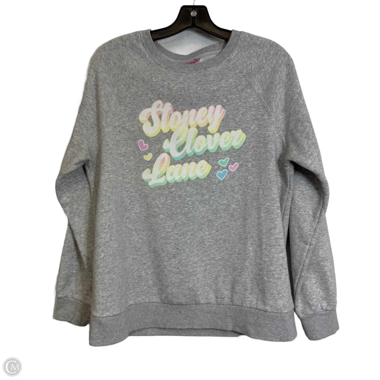 Sweatshirt Crewneck By Target In Grey, Size: M