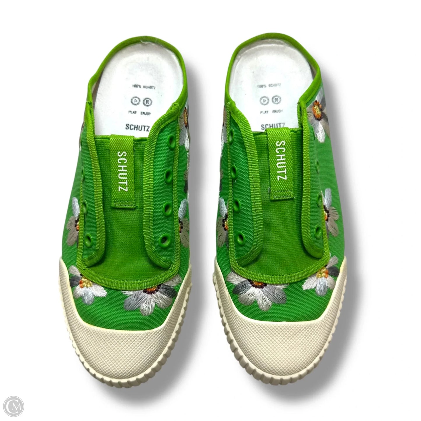 Shoes Sneakers By Schutz In Green, Size: 7.5