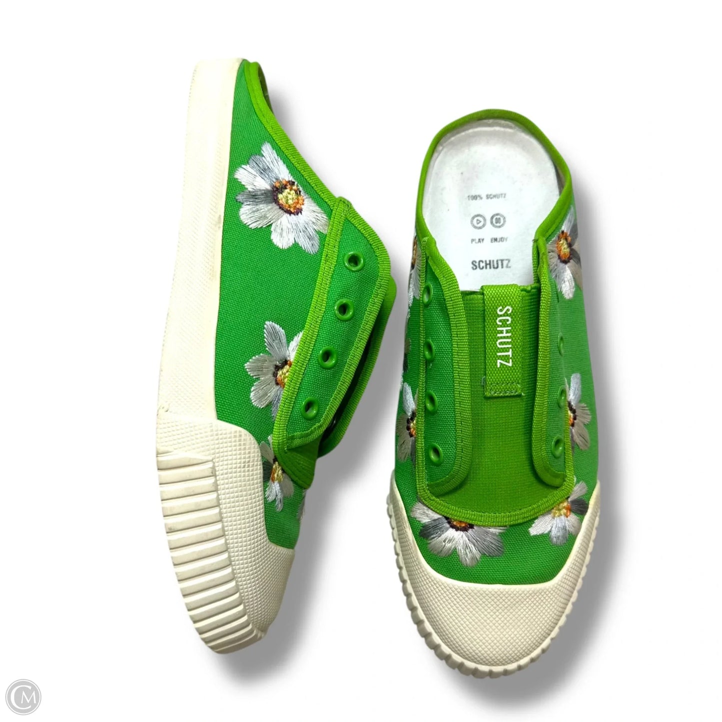 Shoes Sneakers By Schutz In Green, Size: 7.5