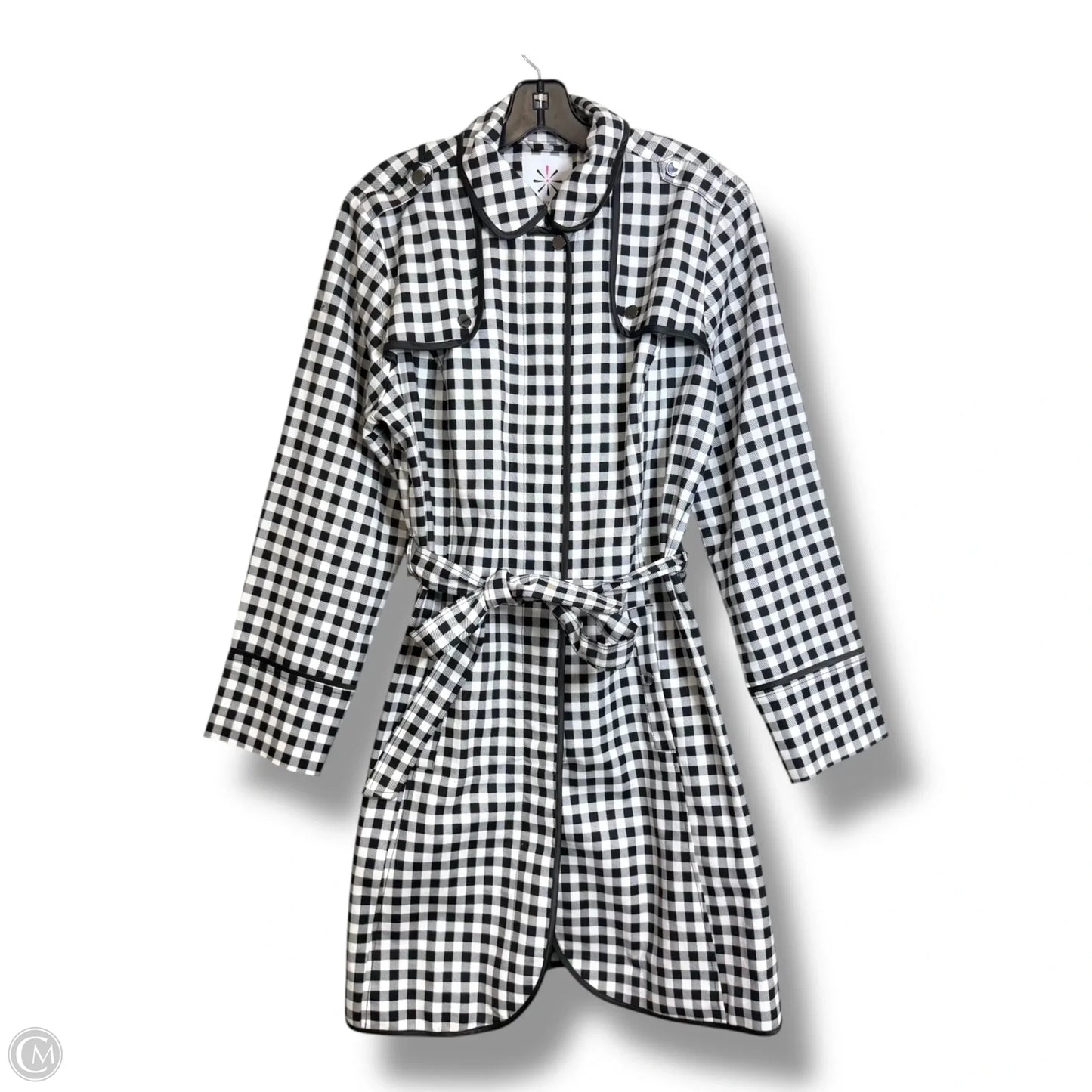 Jacket Other By Isaac Mizrahi Live Qvc In Checkered Pattern, Size: 12