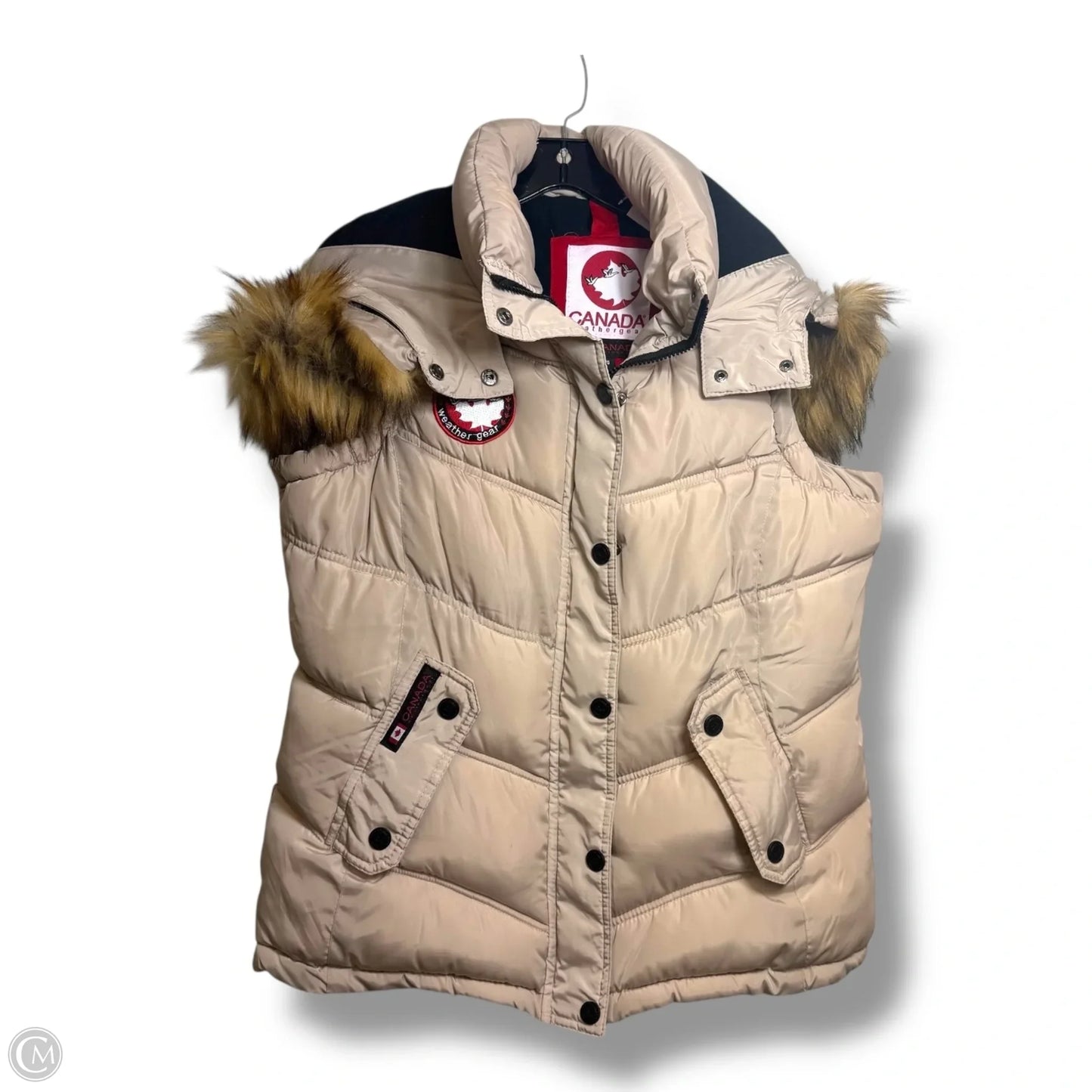 Vest By Canada Weather gear In Beige, Size: L