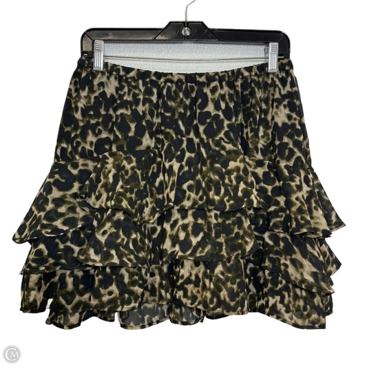 Skirt Mini & Short By Converse In Animal Print, Size: 10