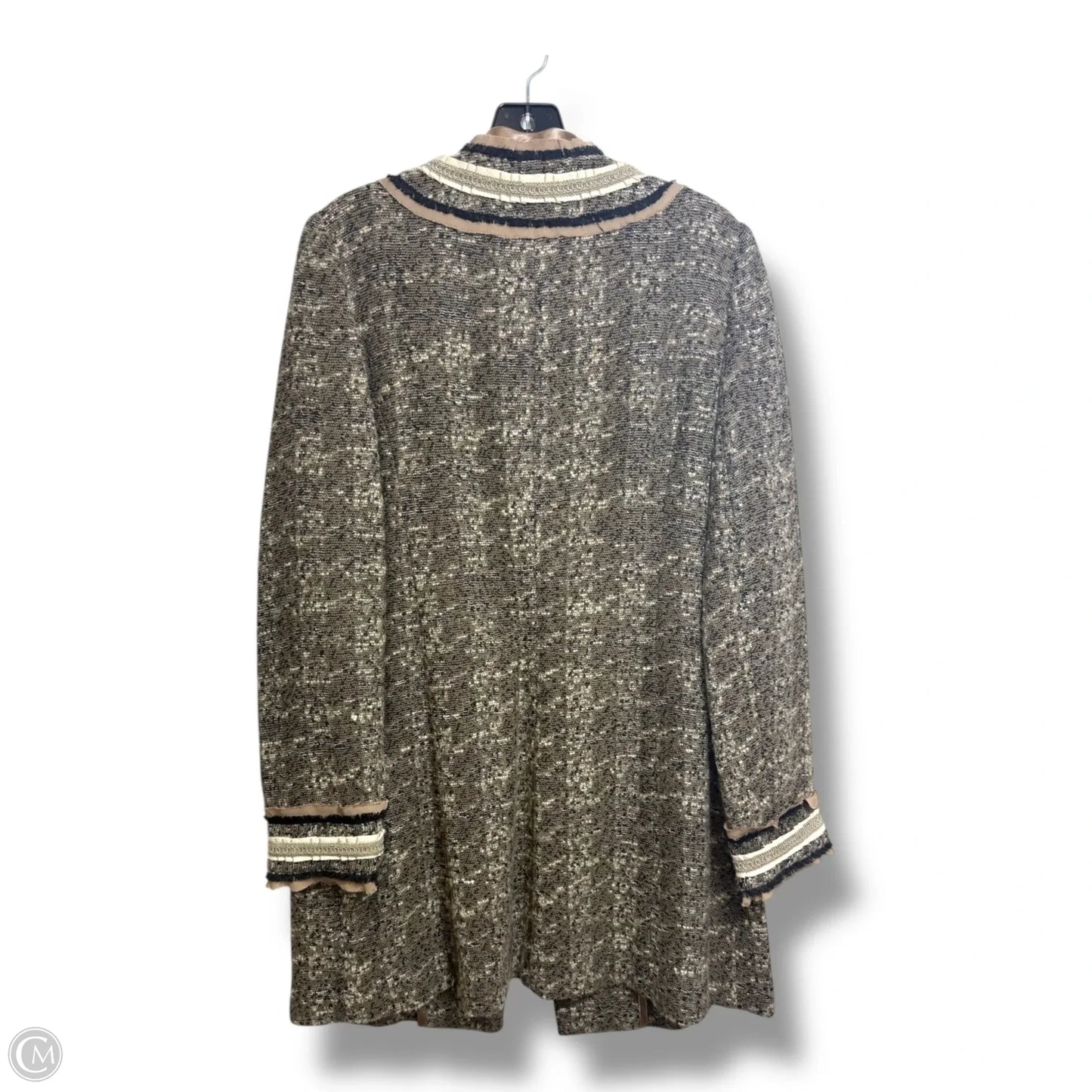 Sweater Cardigan By Clothes Mentor In Multi-colored, Size: 10