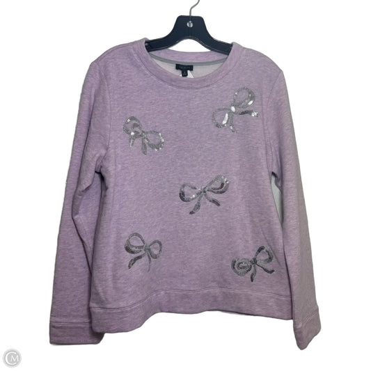Sweatshirt By Talbots In Purple, Size: M