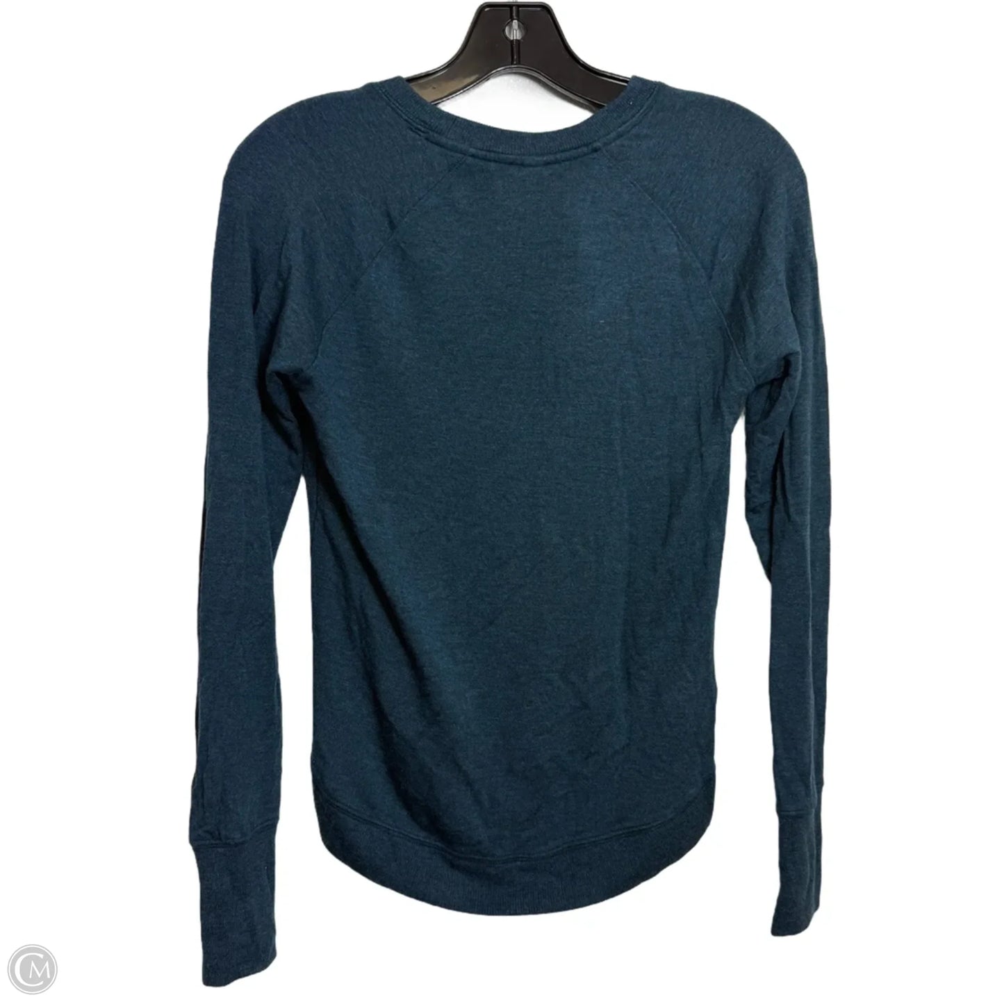 Top Long Sleeve By Athleta In Navy, Size: Xxs
