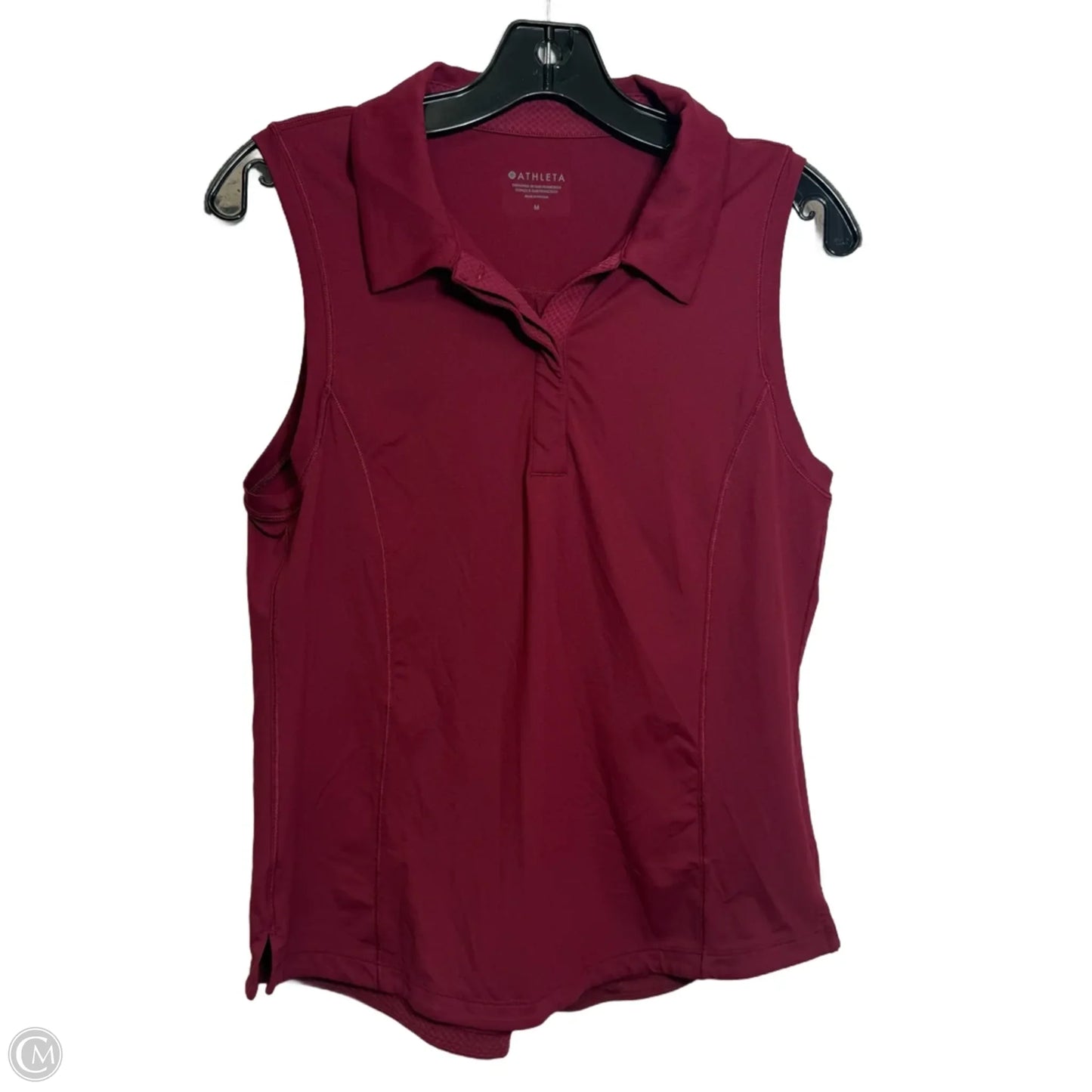 Top Sleeveless By Athleta In Red, Size: M