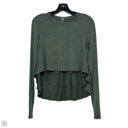 Top Long Sleeve By Free People In Green, Size: S