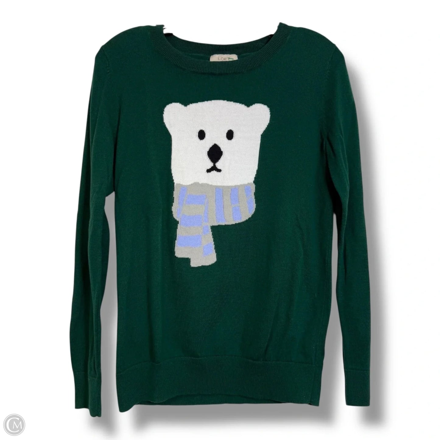 Sweater By Loft In Green, Size: M