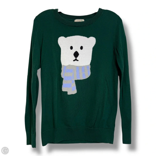 Sweater By Loft In Green, Size: M