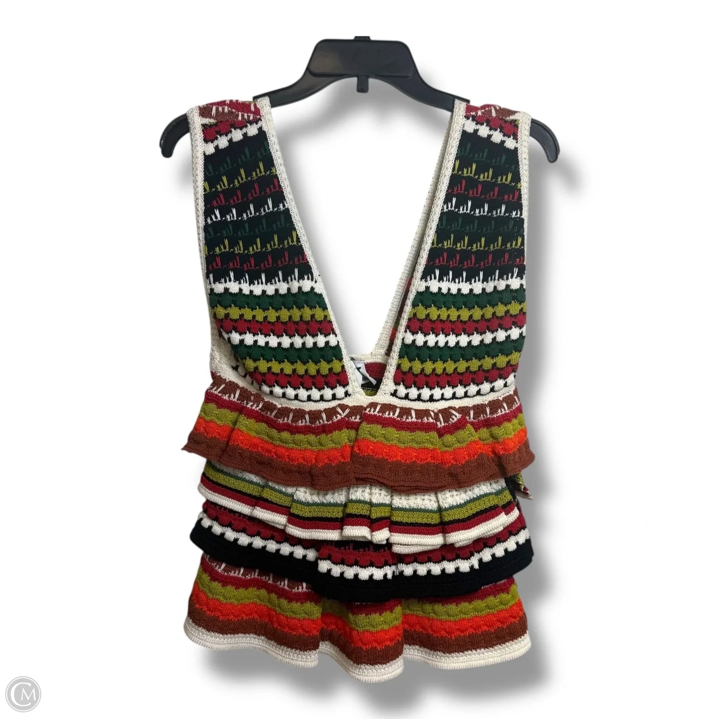 Top Sleeveless Luxury Designer By M Missoni In Multi-colored, Size: S