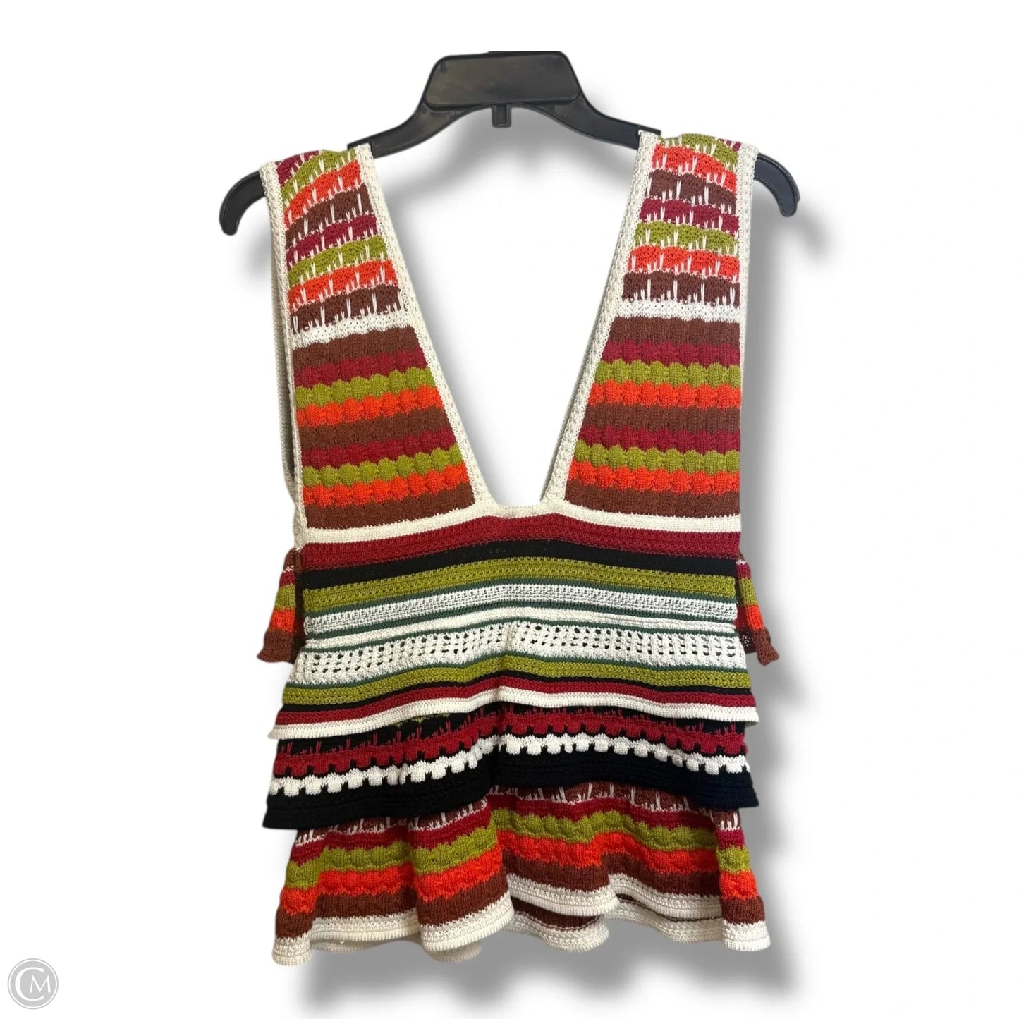 Top Sleeveless Luxury Designer By M Missoni In Multi-colored, Size: S