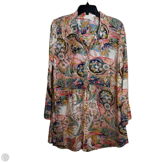 Top Long Sleeve By Soft Surroundings In Multi-colored, Size: Xl