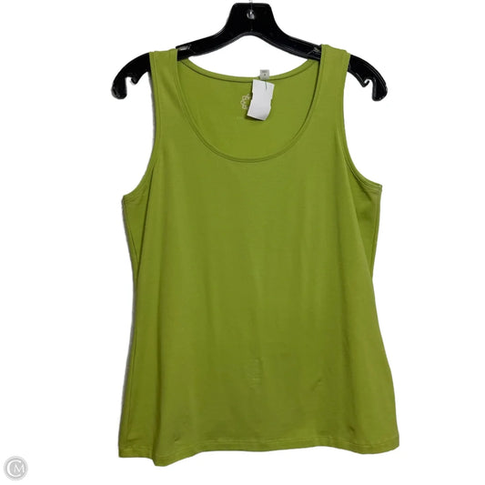 Athletic Tank Top By Amber Sun In Green, Size: S
