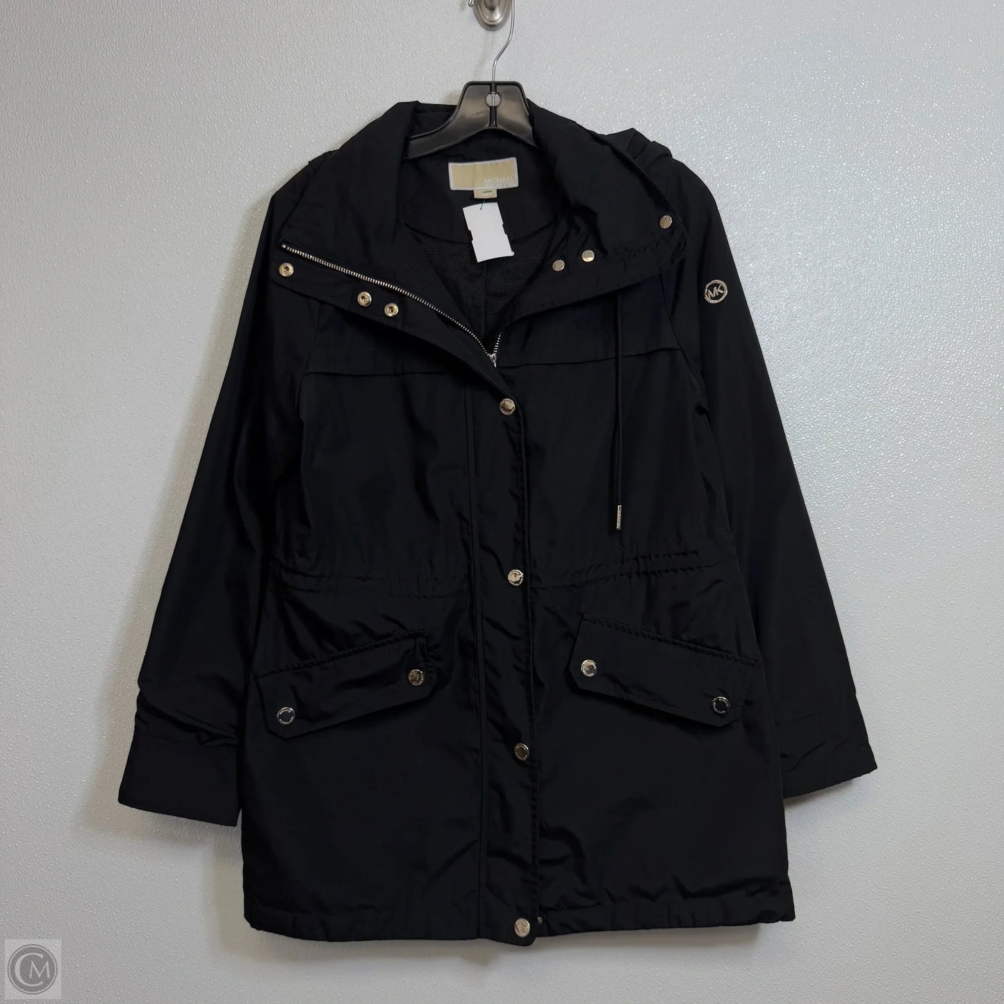 Jacket Designer By Michael Kors In Black, Size: S