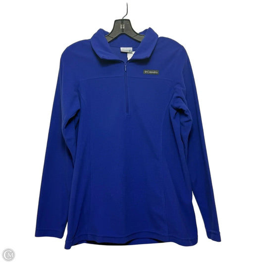 Sweatshirt Collar By Columbia In Blue, Size: M