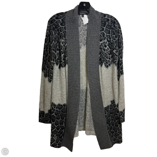 Cardigan By Clothes Mentor In Animal Print, Size: M