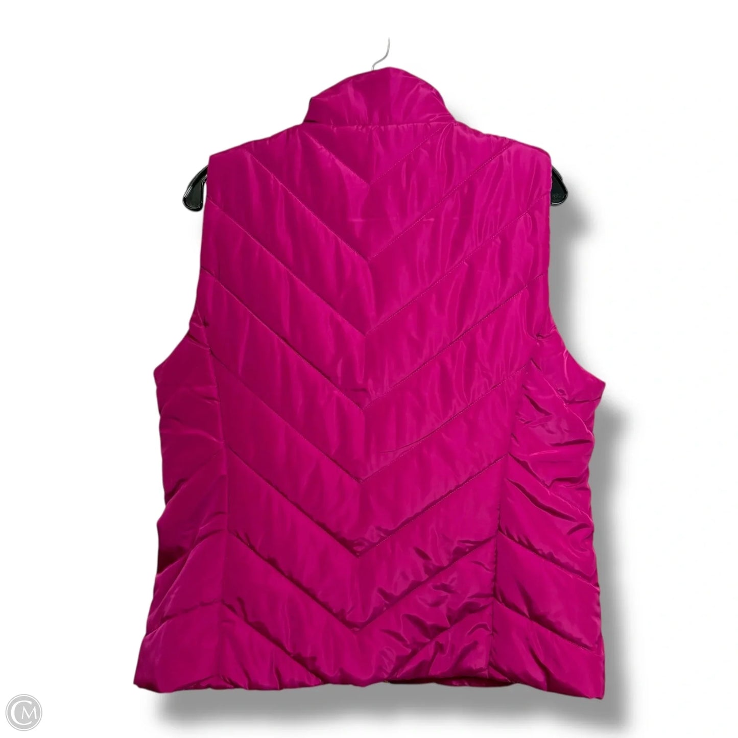 Vest Designer By Michael Kors In Pink, Size: L