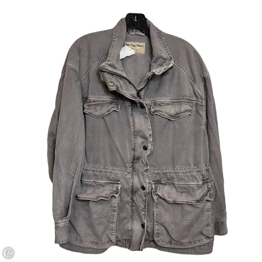 Jacket Denim By We The Free In Grey Denim, Size: S