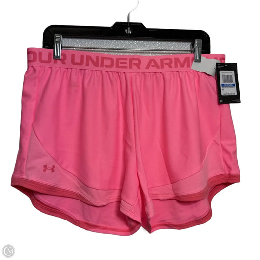 Athletic Shorts By Under Armour In Pink, Size: Xl