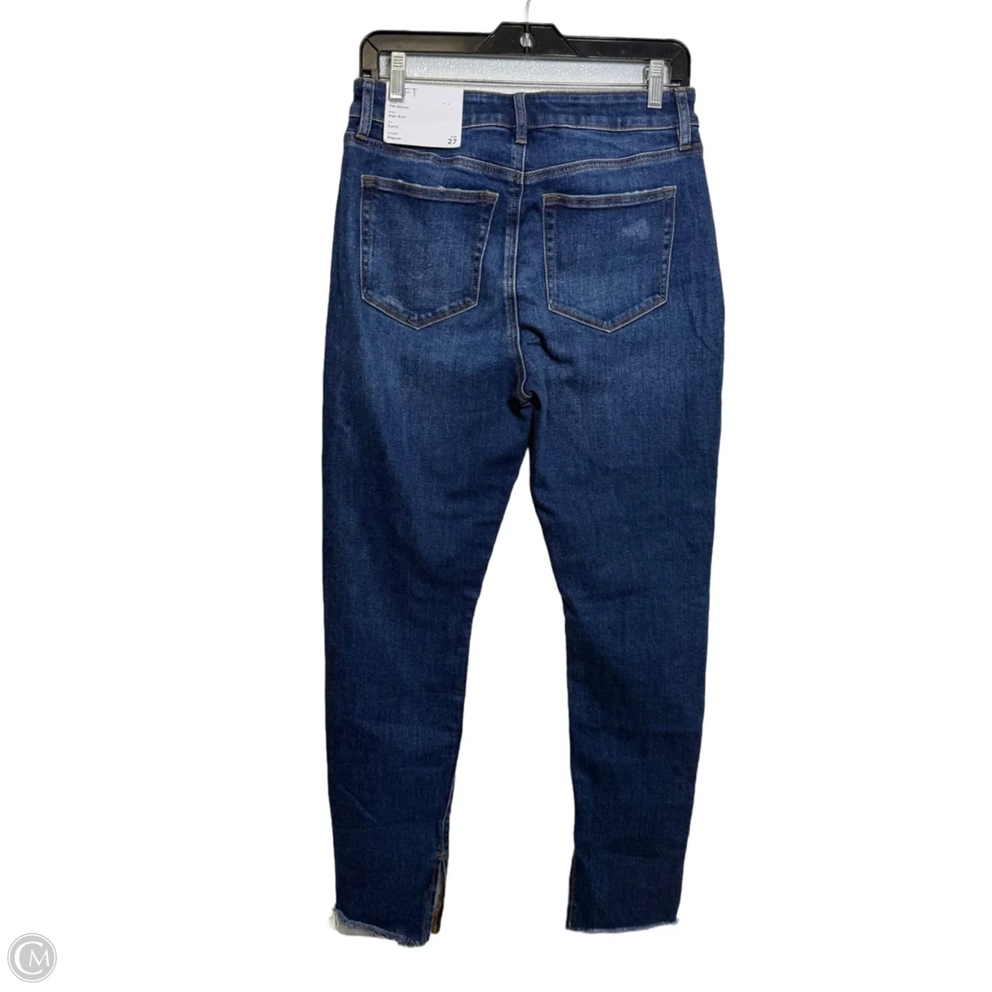 Jeans Skinny By Loft In Blue Denim, Size: 4