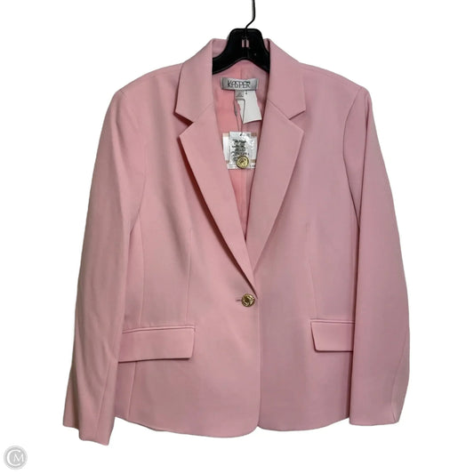 Blazer By Kasper In Pink, Size: 12p