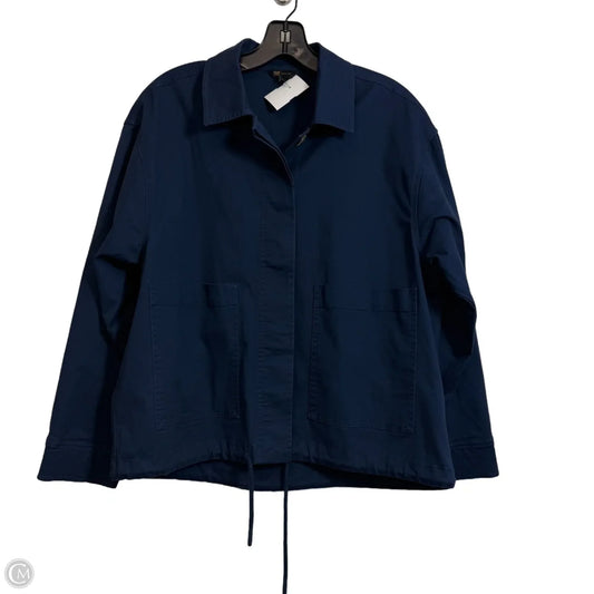 Top Long Sleeve Designer By Frye In Navy, Size: S