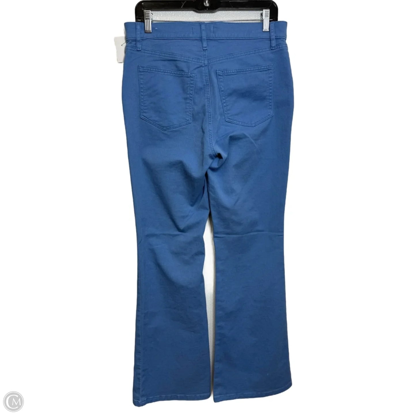 Jeans Flared By Loft In Blue Denim, Size: 6