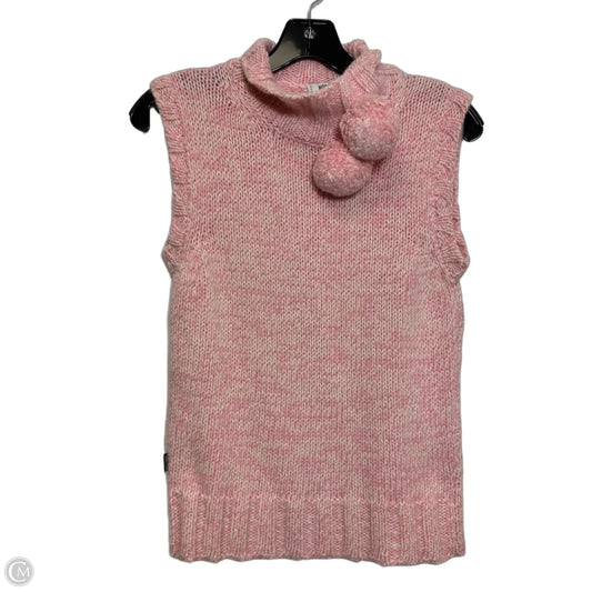 Sweater Luxury Designer By Moschino In Pink, Size: S