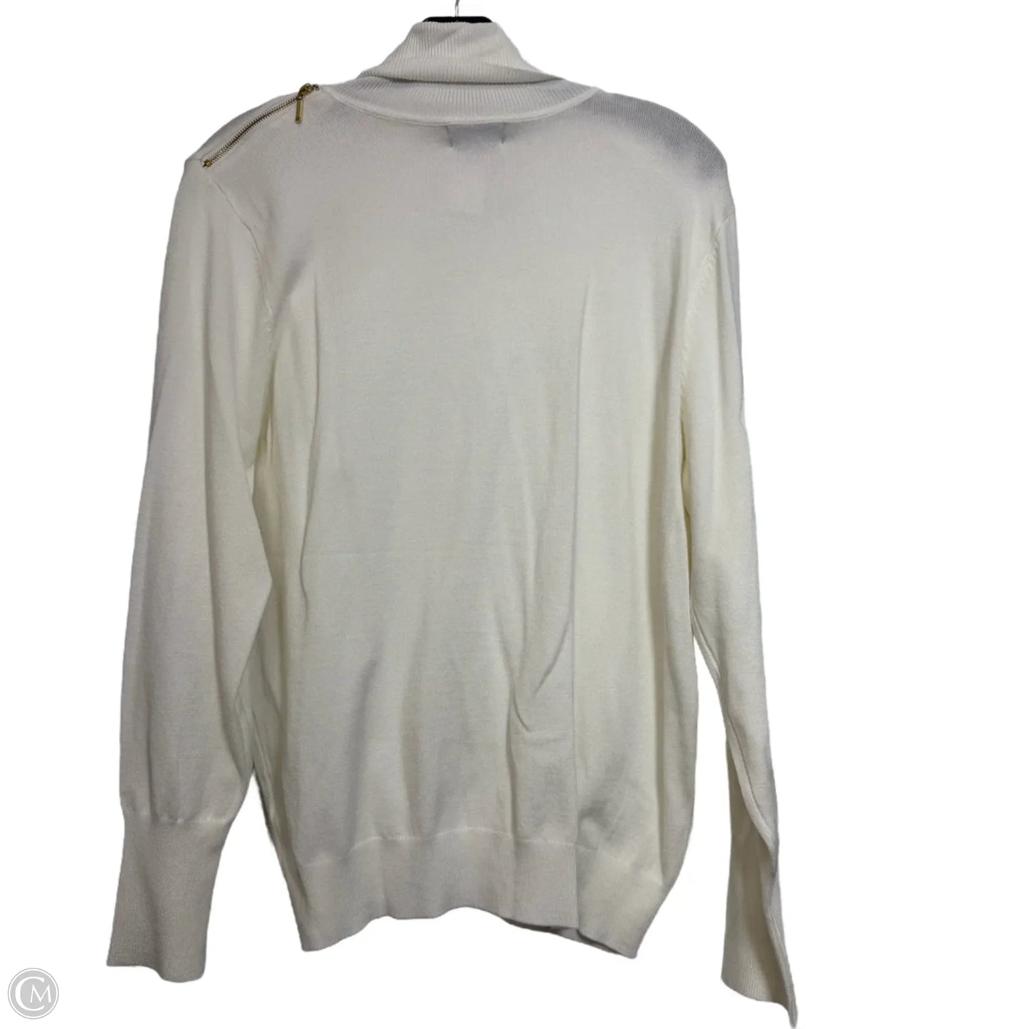 Top Long Sleeve By Joseph A. In White, Size: L