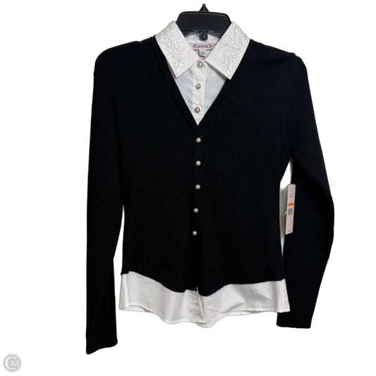 Top Long Sleeve By Nanette By Nanette Lepore In Black, Size: S