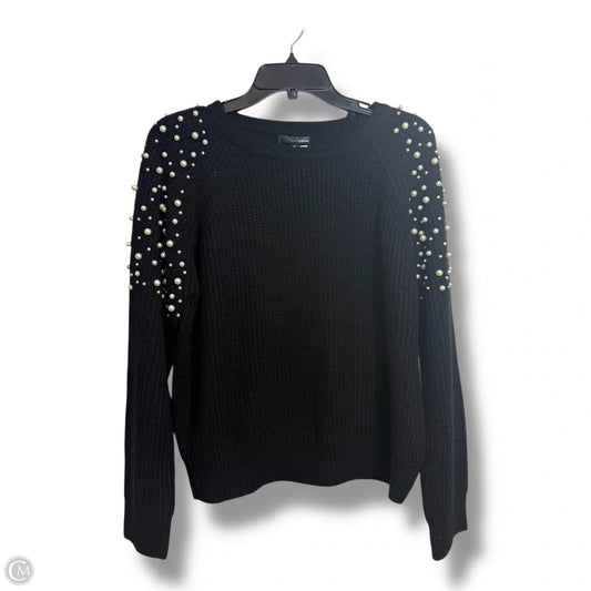 Sweater By Aqua In Black, Size: L