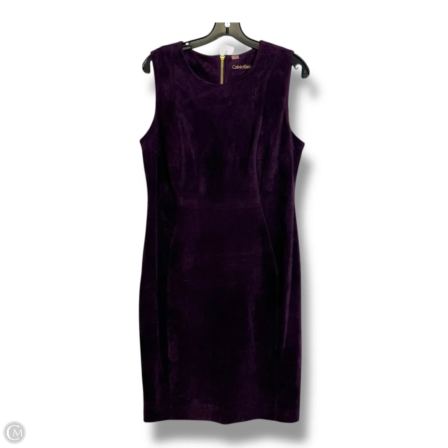 Dress Work By Calvin Klein In Purple, Size: 12