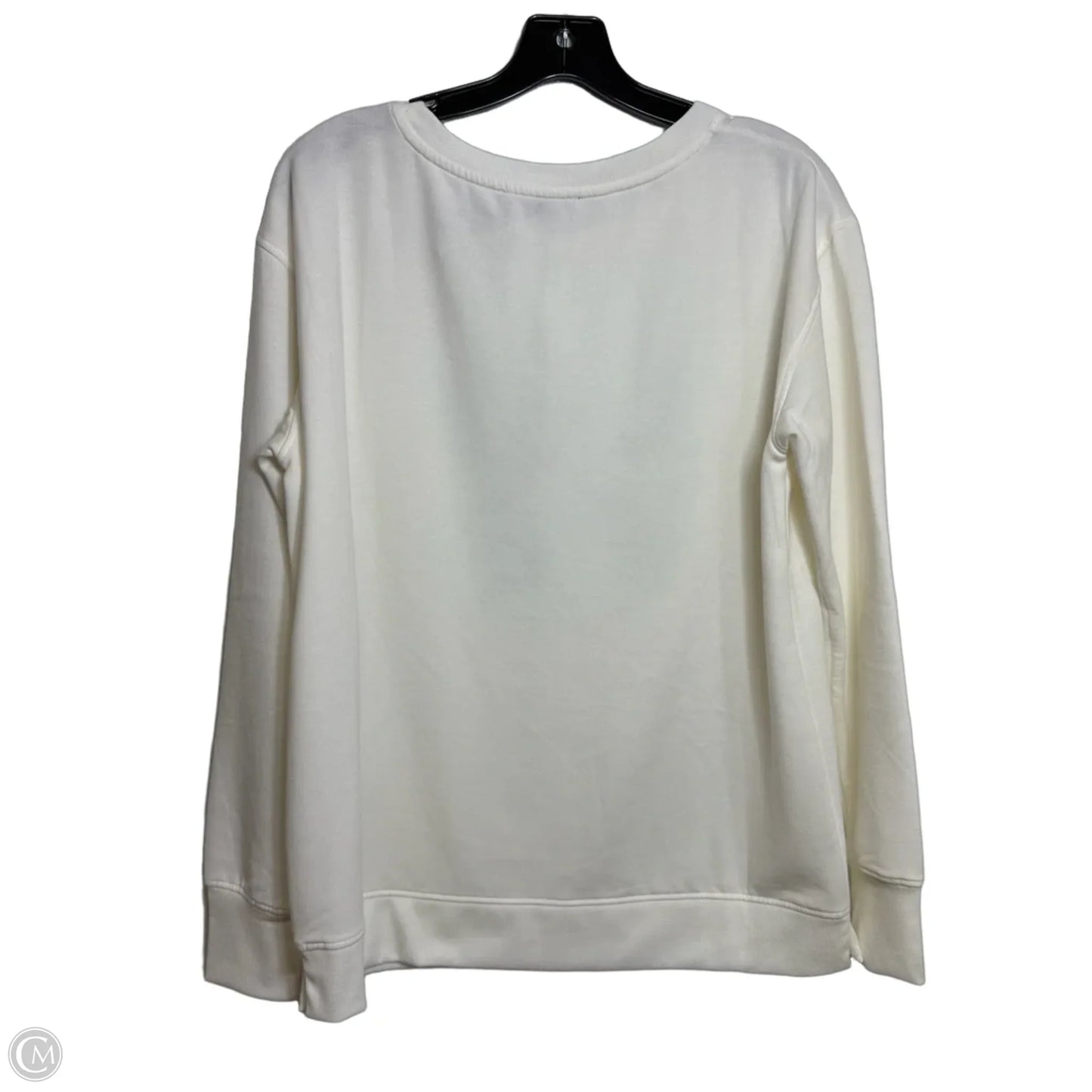 Sweatshirt Crewneck By Jane And Delancey In White, Size: M