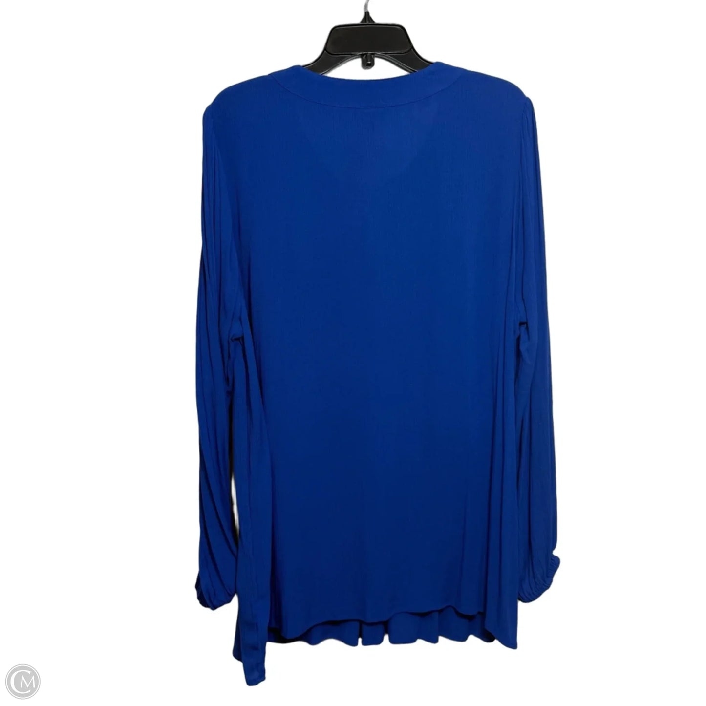 Top Long Sleeve By Torrid In Navy, Size: 2x