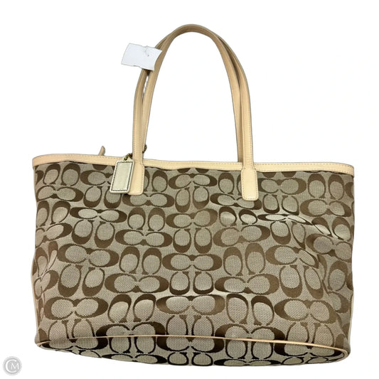 Handbag Designer By Coach, Size: Large