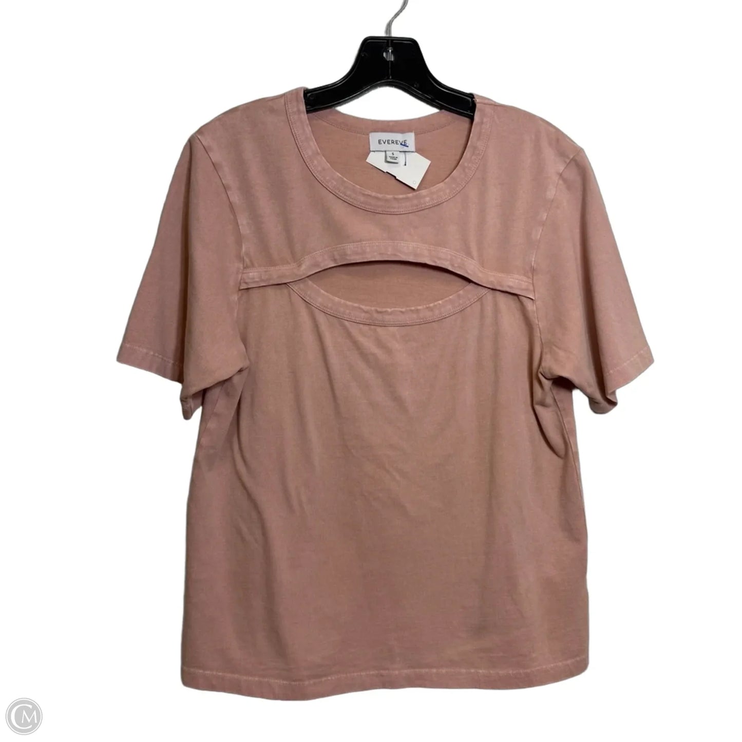 Top Short Sleeve By Evereve In Pink, Size: S